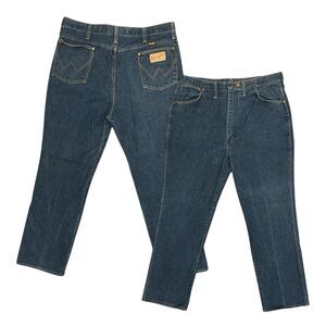 Wrangler Jeans Mens 38x32 Vintage, Made In USA